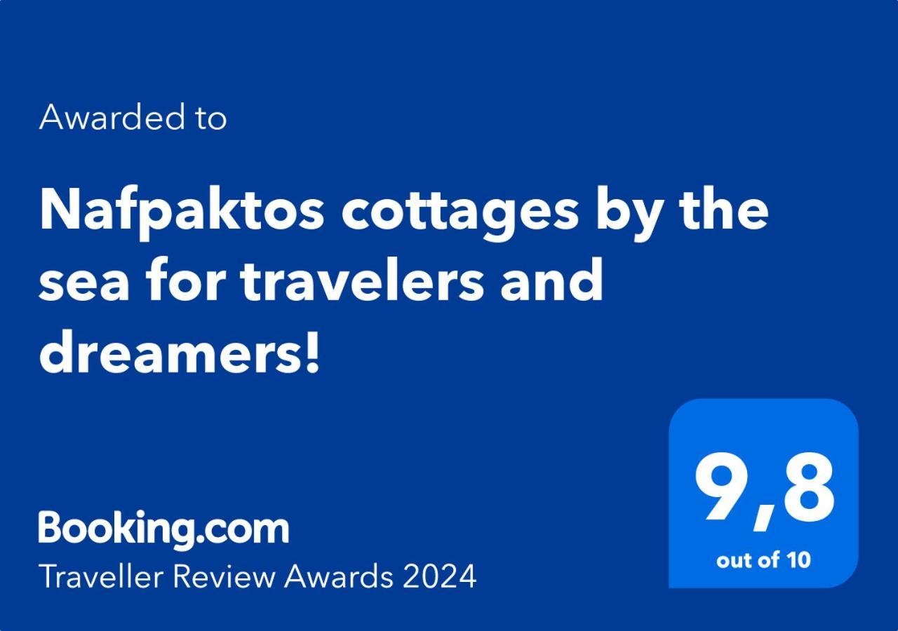 Nafpaktos Cottage By The Sea For Travelers And Dreamers! Bagian luar foto